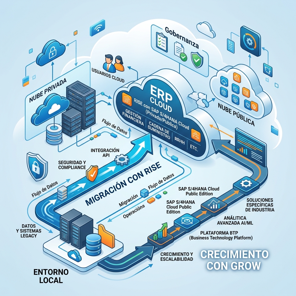 Arquitectura RISE/GROW Cloud ERP